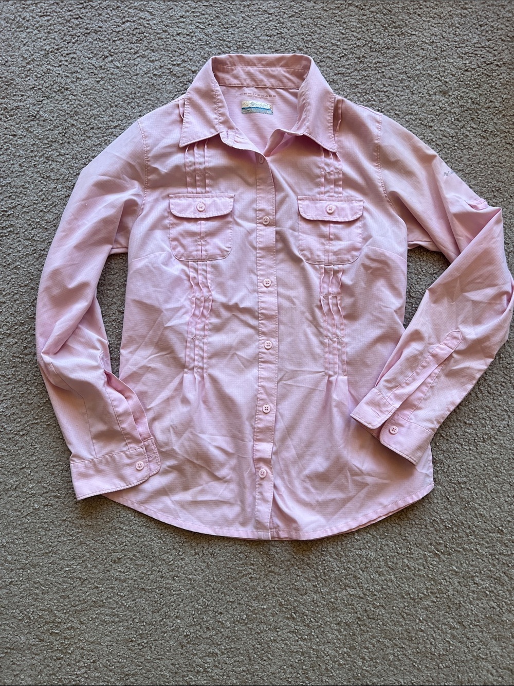 Columbia Pink Omni-Shade Sun Shirt